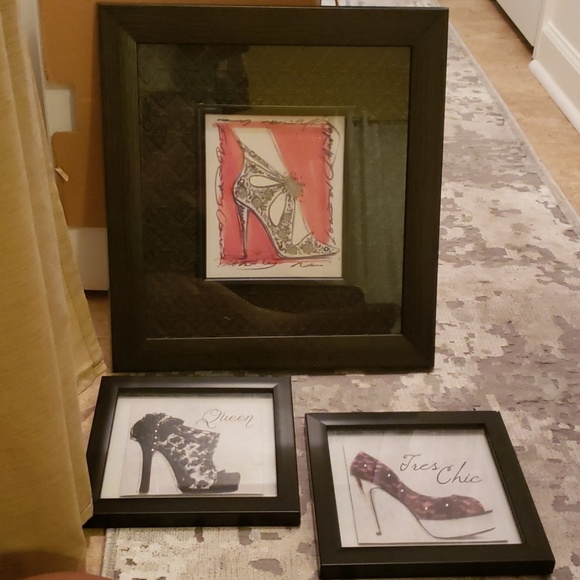 MRL Home Styles Other - Shoe Theame Wall Art 3 PC set!